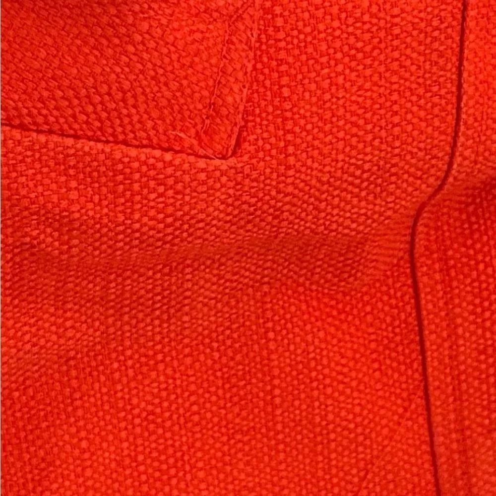 Banana Republic Orange Textured Lined Long Blazer Size XS